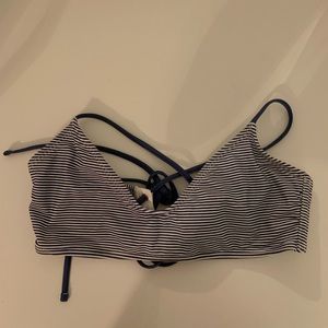 TARGET striped bikini top